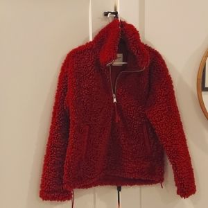 Abercrombie & Fitch Sherpa Pullover